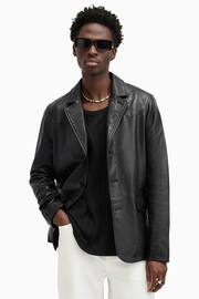 AllSaints Black Hunter Blazer - Image 1 of 8