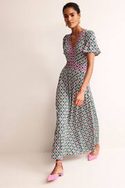 Boden Multi Flutter Jersey Maxi Dress - Image 1 of 5