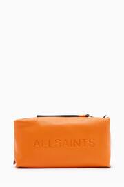 AllSaints Orange Elliotte Pouch - Image 3 of 5