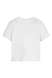 Calvin Klein White Monogram T-Shirt - Image 2 of 3