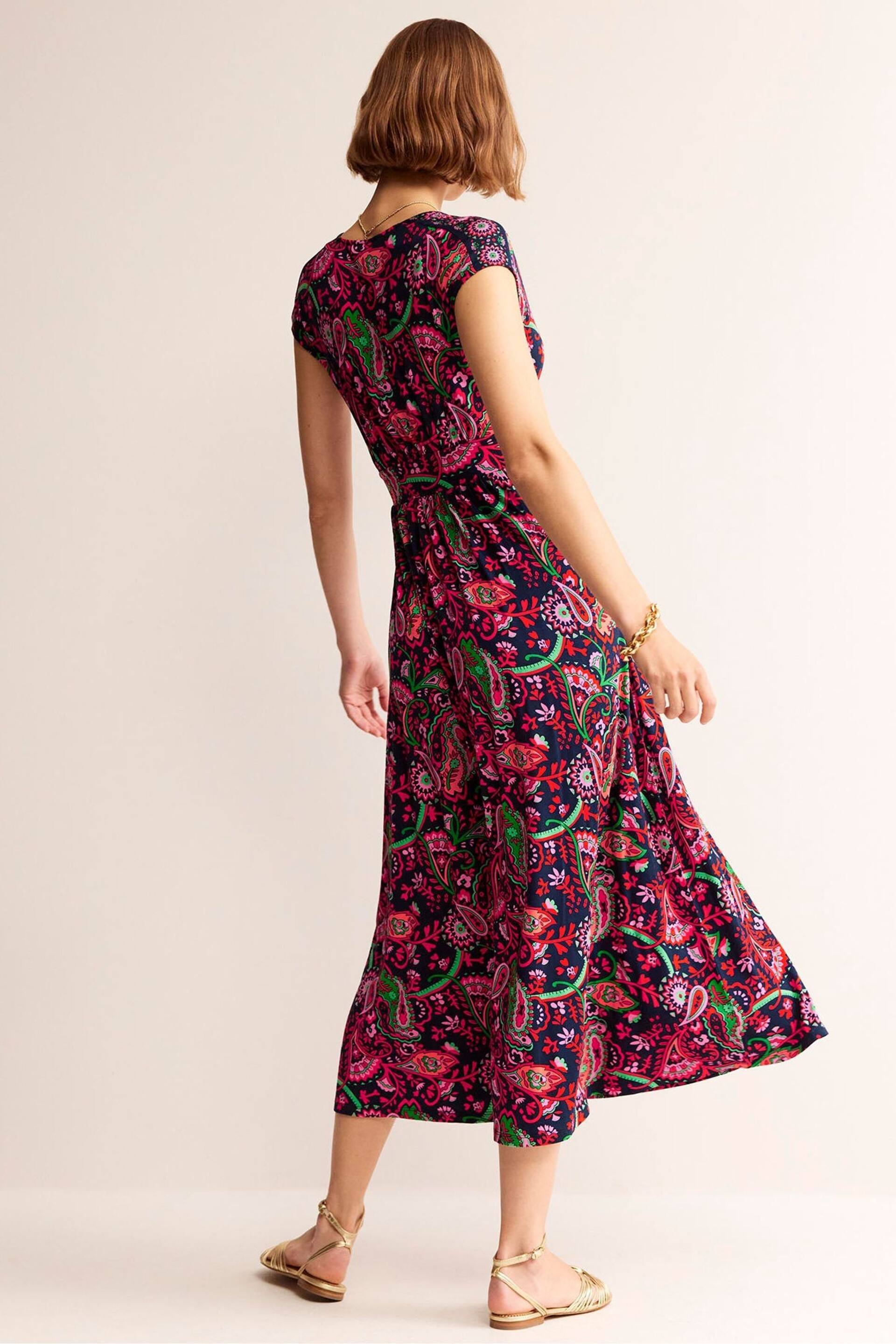 Boden Pink Vanessa Wrap Jersey Maxi Dress - Image 5 of 6