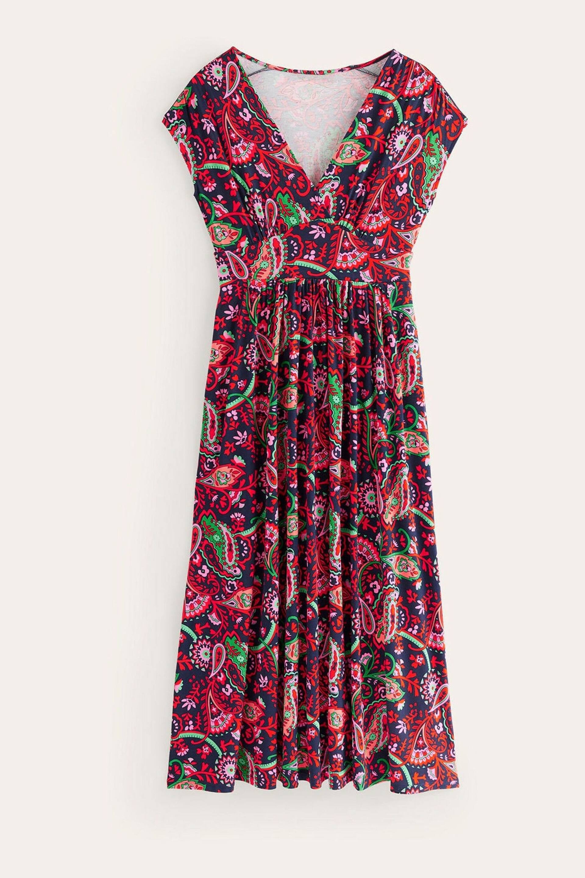 Boden Pink Vanessa Wrap Jersey Maxi Dress - Image 6 of 6