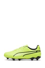 Puma Green Unisex Kids King Match Football Boots - Image 2 of 5