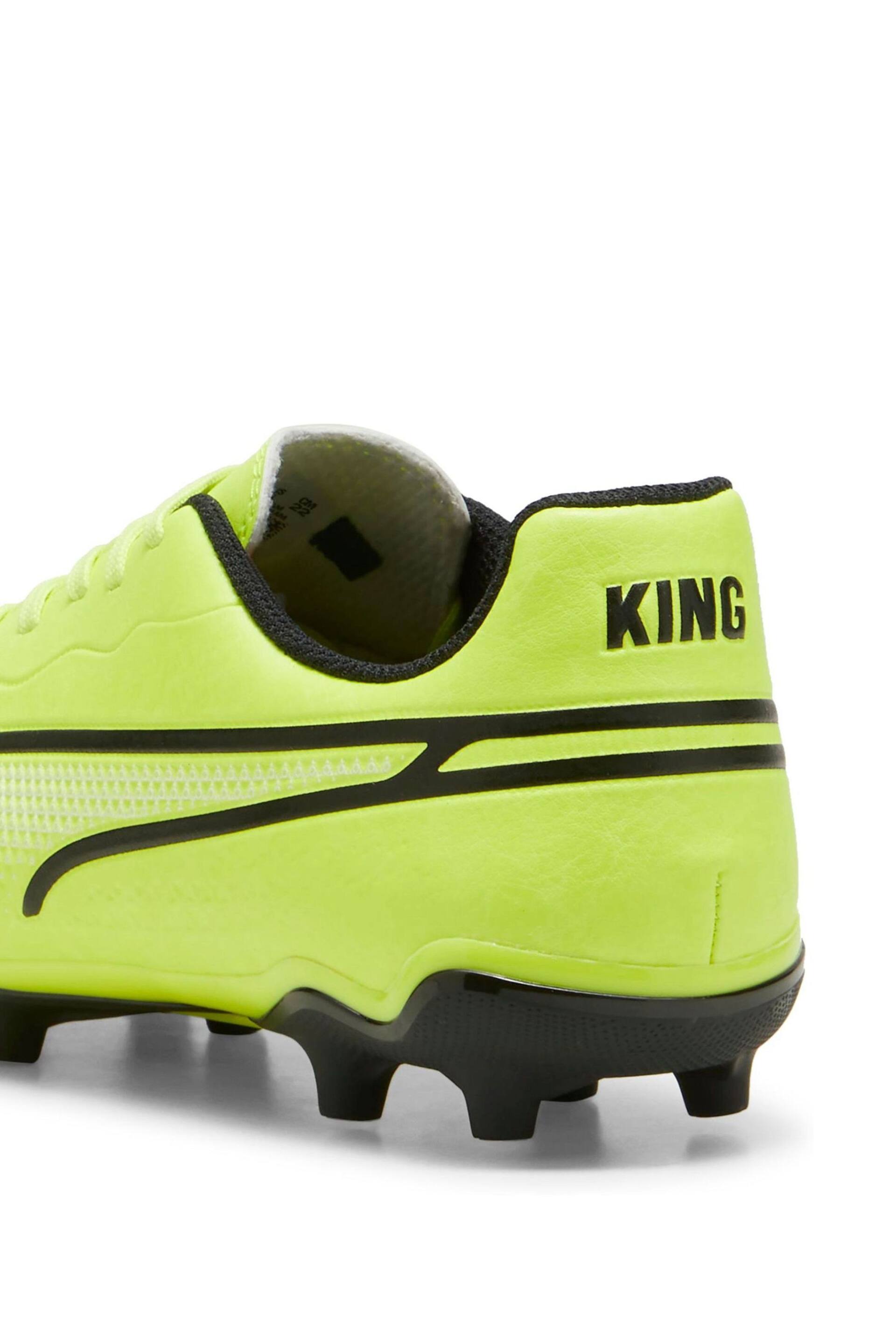 Puma Green Unisex Kids King Match Football Boots - Image 5 of 5