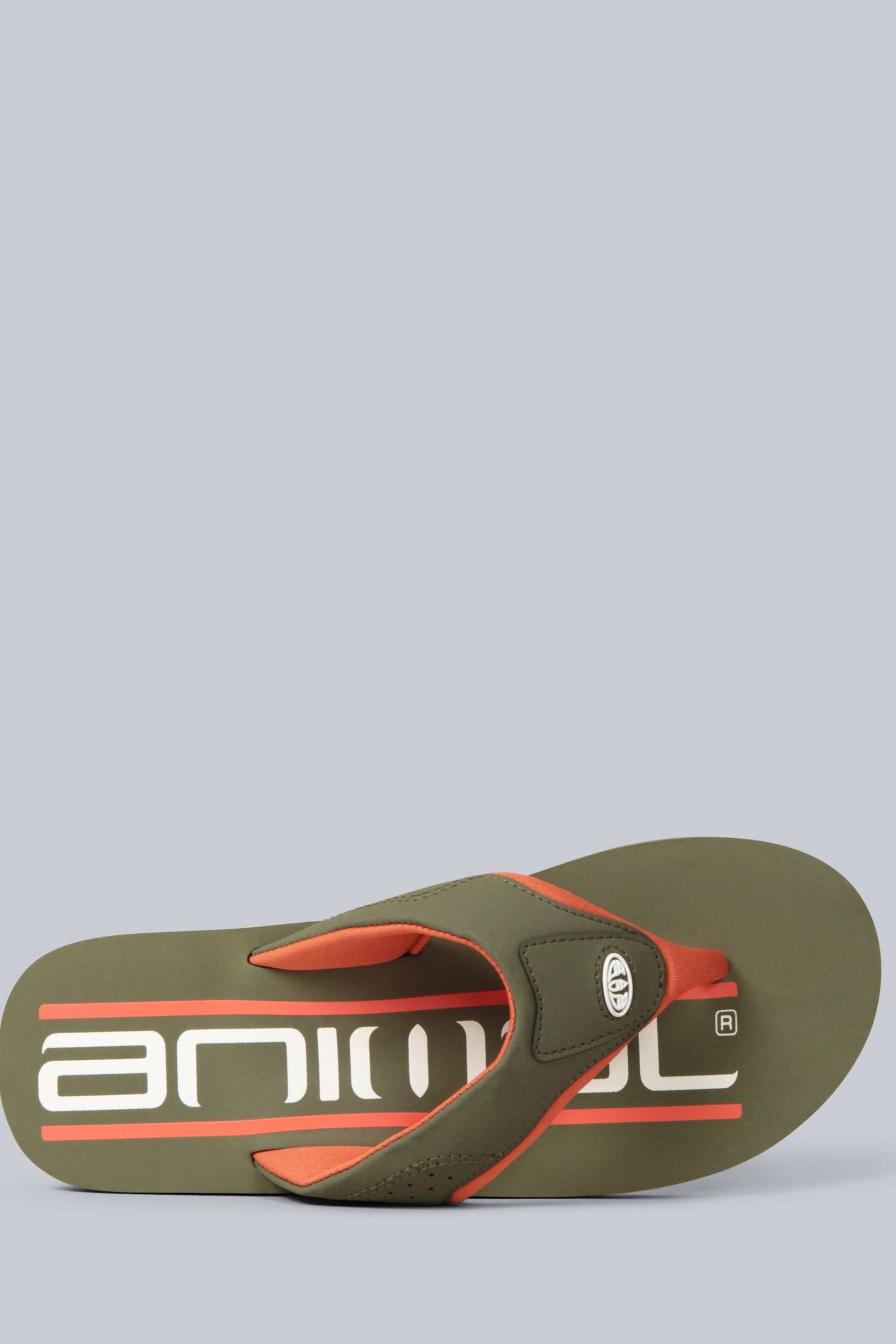 Animal Mens Jekyl Flip Flops - Image 2 of 5