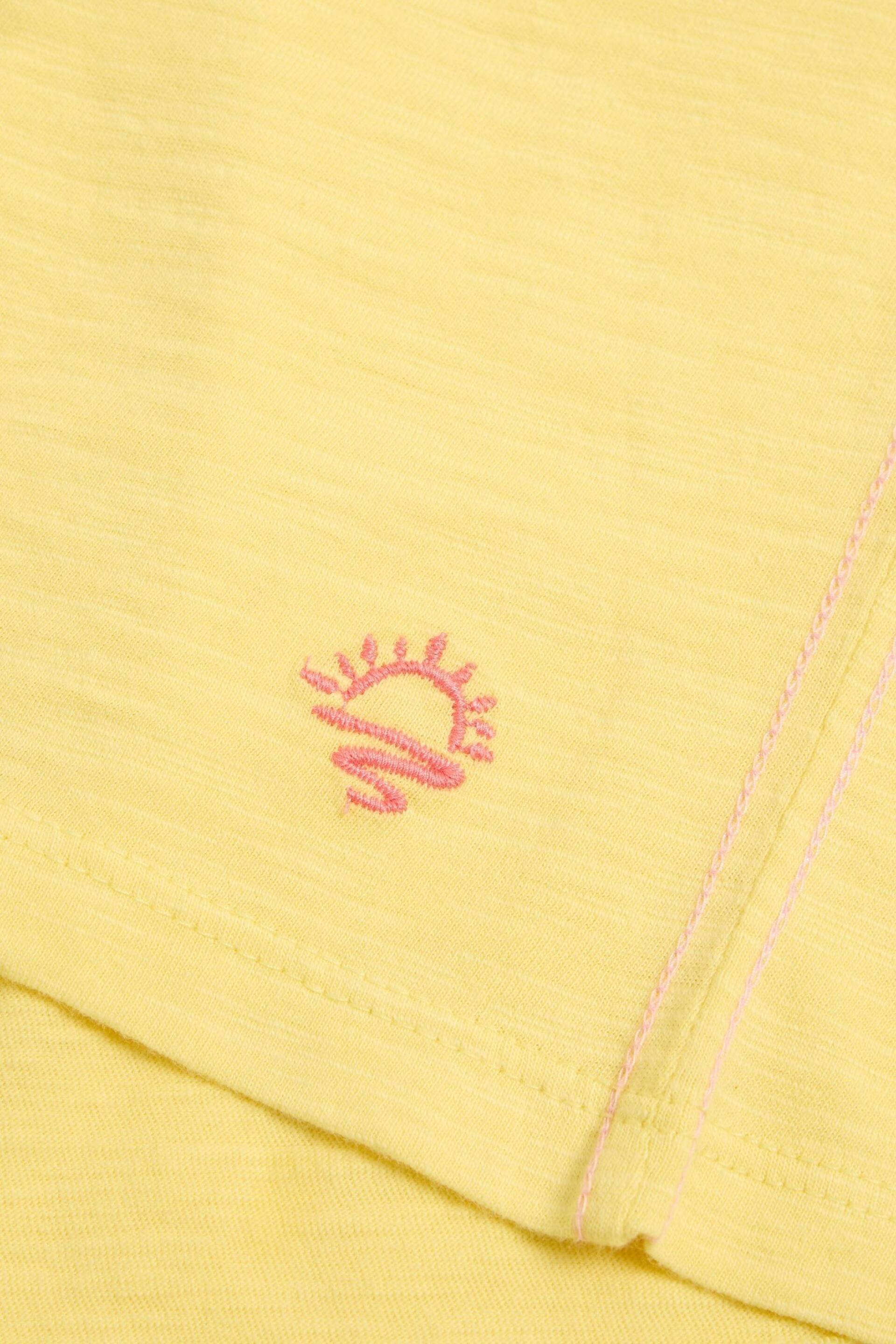 White Stuff Yellow Broderie Top - Image 3 of 3
