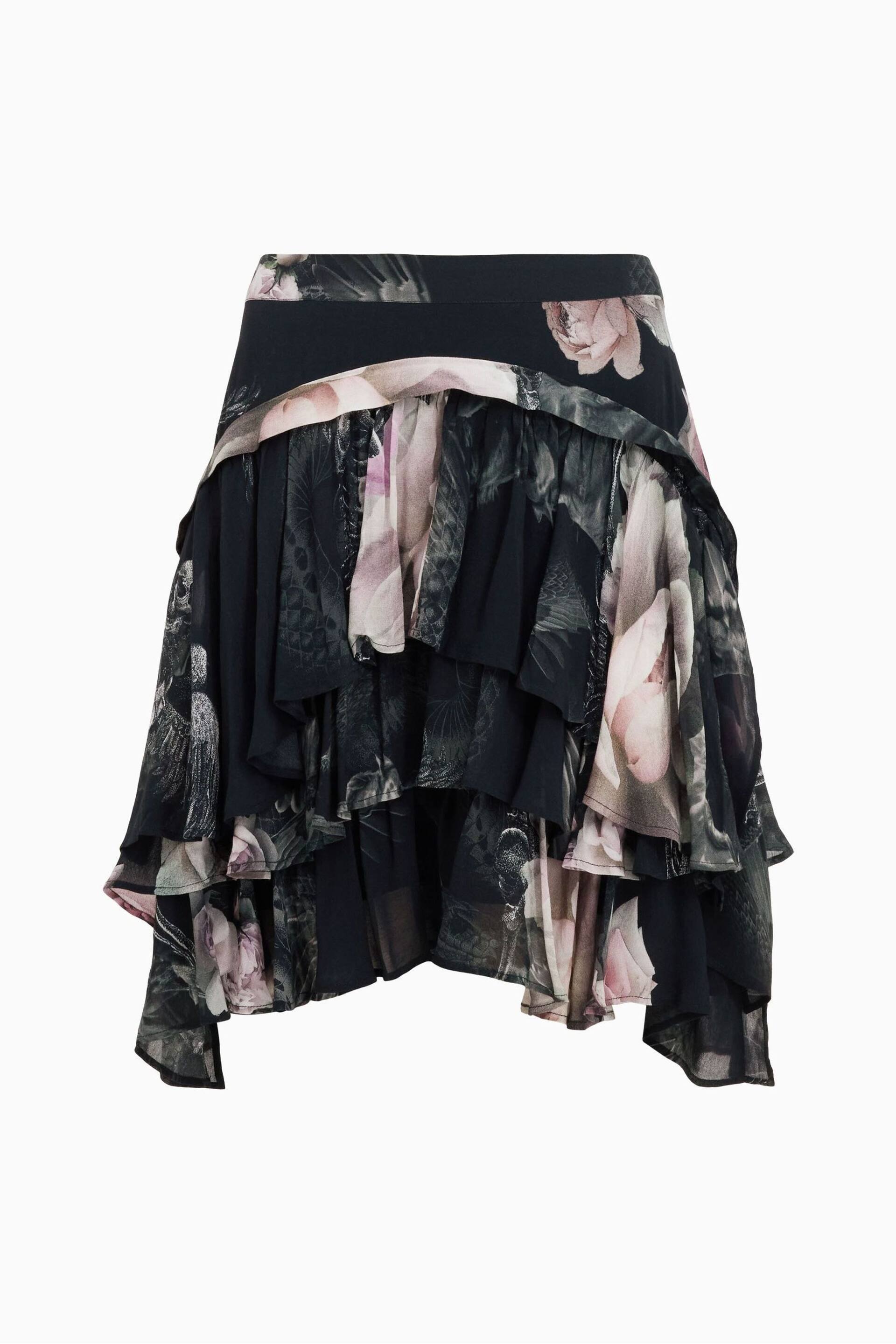 AllSaints Black Cavarly Valley Skirt - Image 6 of 6