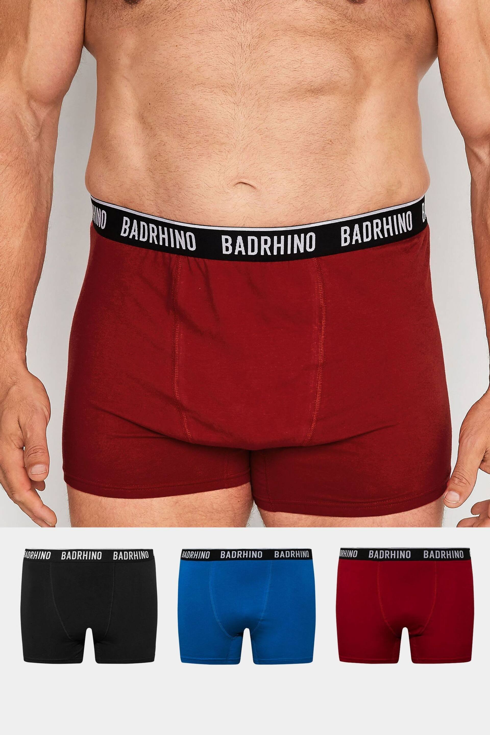 BadRhino Big & Tall Black Boxers 3-Pack - Image 1 of 4