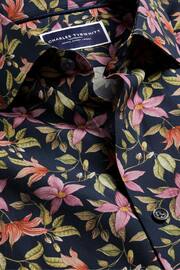 Charles Tyrwhitt Blue Classic Fit Liberty Fabric Floral Print Shirt - Image 5 of 5