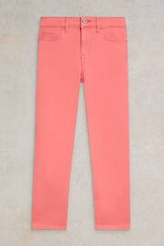 White Stuff Pink Blake Straight Crop Jeans - Image 5 of 7