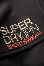 Superdry Black Hooded Soft Shell Trekker Jacket - Image 6 of 6