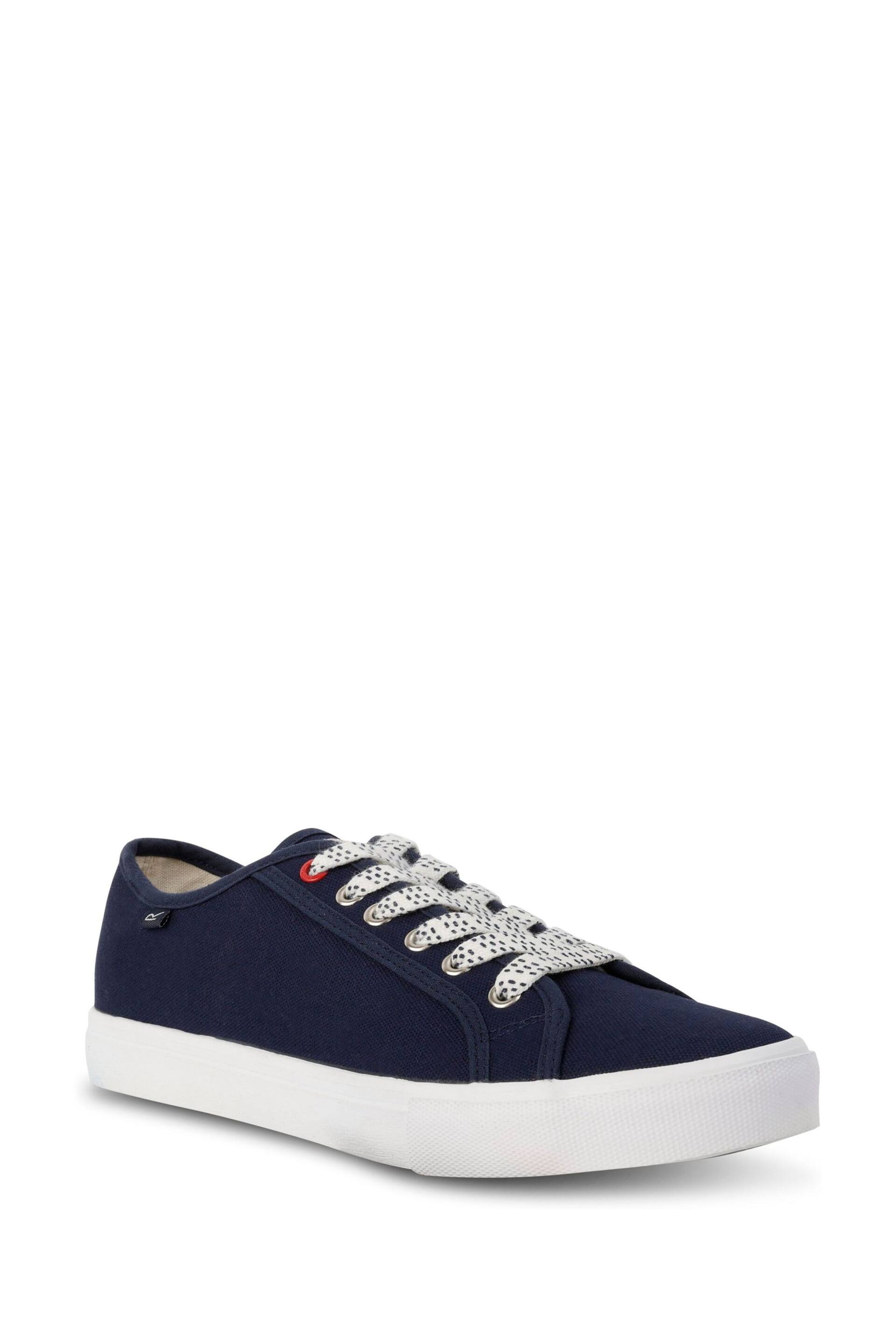 Regatta Blue Marine Pumps Canvas Trainers - Image 2 of 6