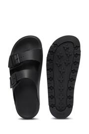 BOSS Black All-Gender Twin-Strap Sandals With Structured Uppers - Image 5 of 5