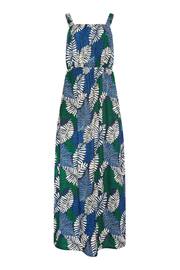 Long Tall Sally Blue LTS Tall Navy Tropical Print Midi Dress - Image 5 of 5