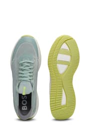BOSS Green Sock Trainers With Knitted Upper And Fishbone Sole - Image 4 of 5