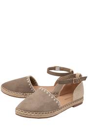 Dunlop light Brown Flat Espadrille Sandals - Image 2 of 4