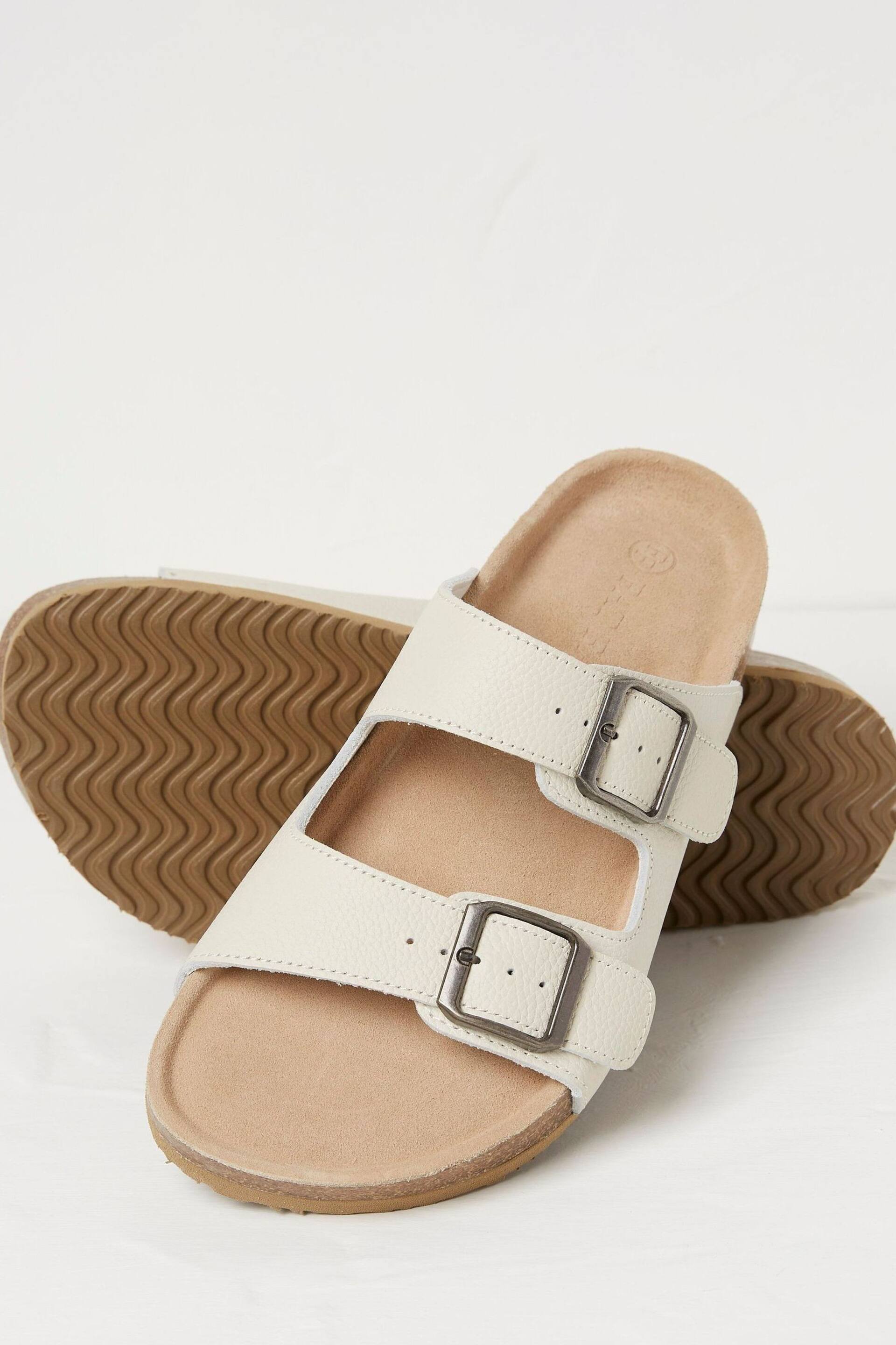 FatFace White Meldon Footbed Sandals - Image 2 of 3