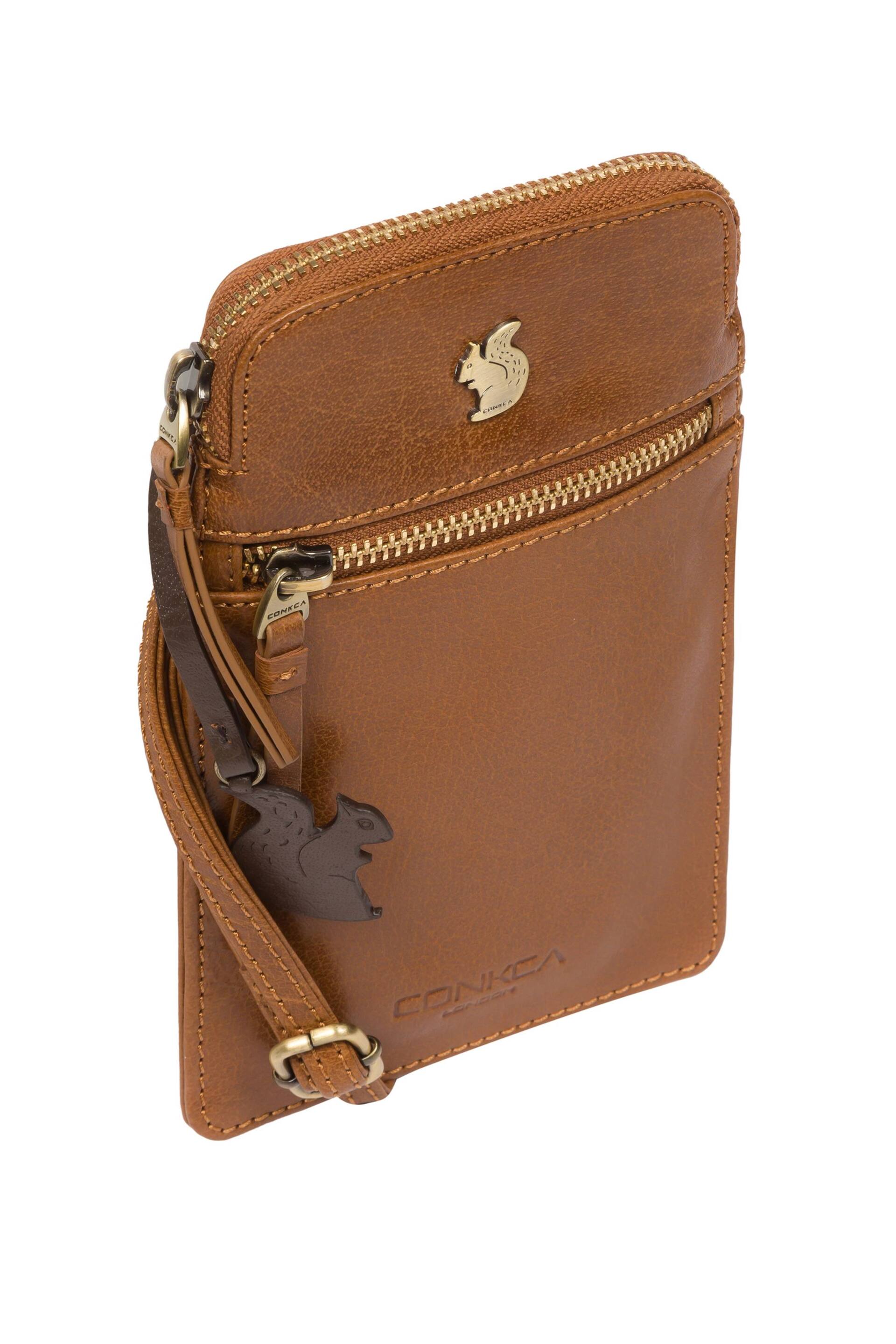 Conkca Bambino Leather Cross-Body Phone Bag - Image 7 of 9