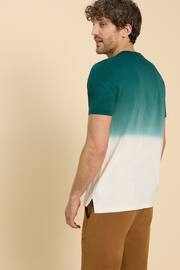 White Stuff Brown/White Abersoch Dip Dye T-Shirt - Image 2 of 7