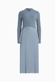 AllSaints Blue Hana Dress - Image 6 of 6