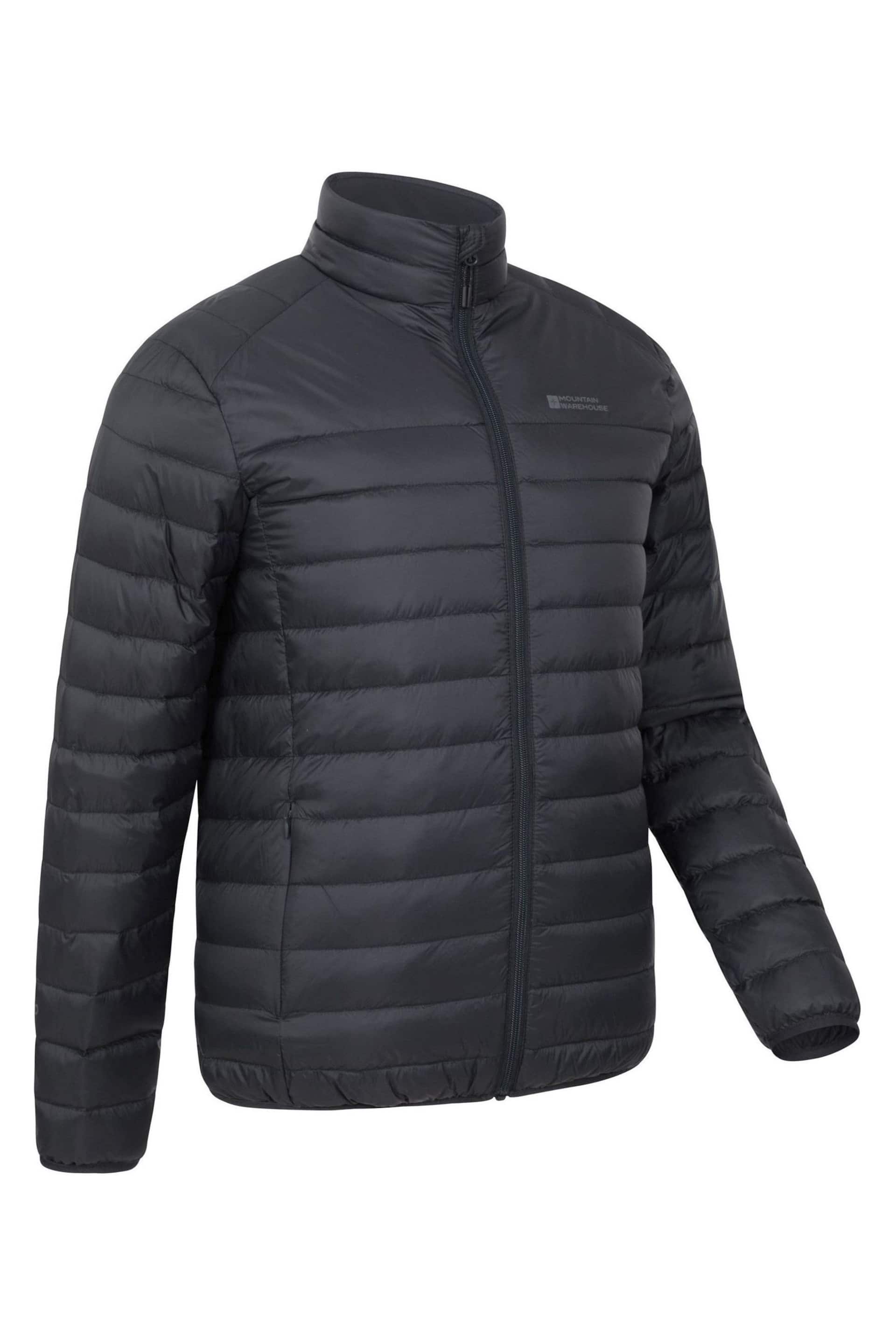 Mountain Warehouse Black Featherweight Down Mens Jacket - Image 1 of 5