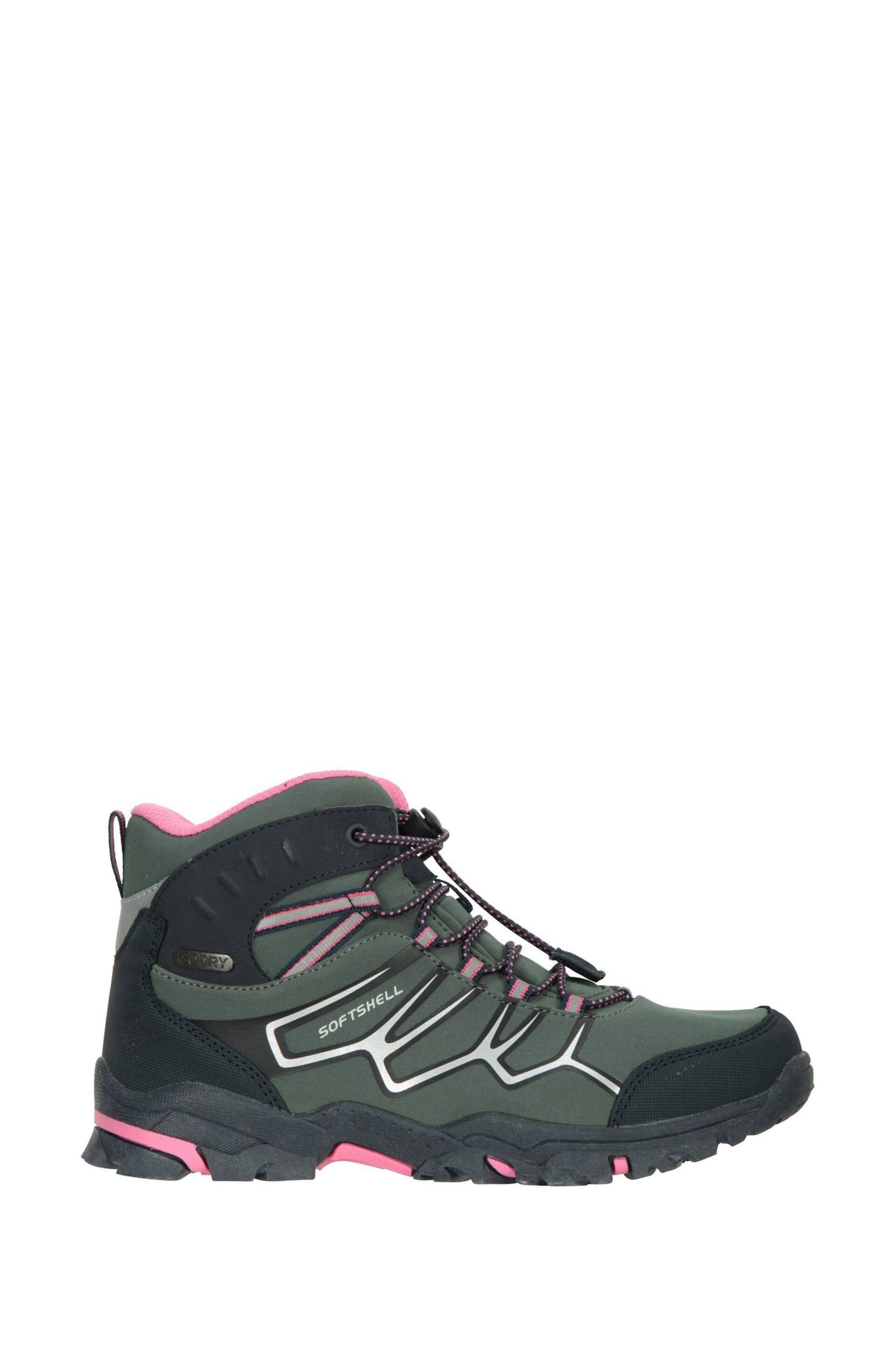 Mountain Warehouse Green Kids Softshell Walking Boots - Image 2 of 5