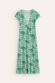 Boden Green Joanna Cap Sleeve Wrap Dress - Image 6 of 6
