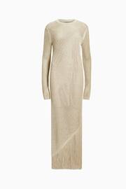 AllSaints Gold Jesse Dress - Image 10 of 10