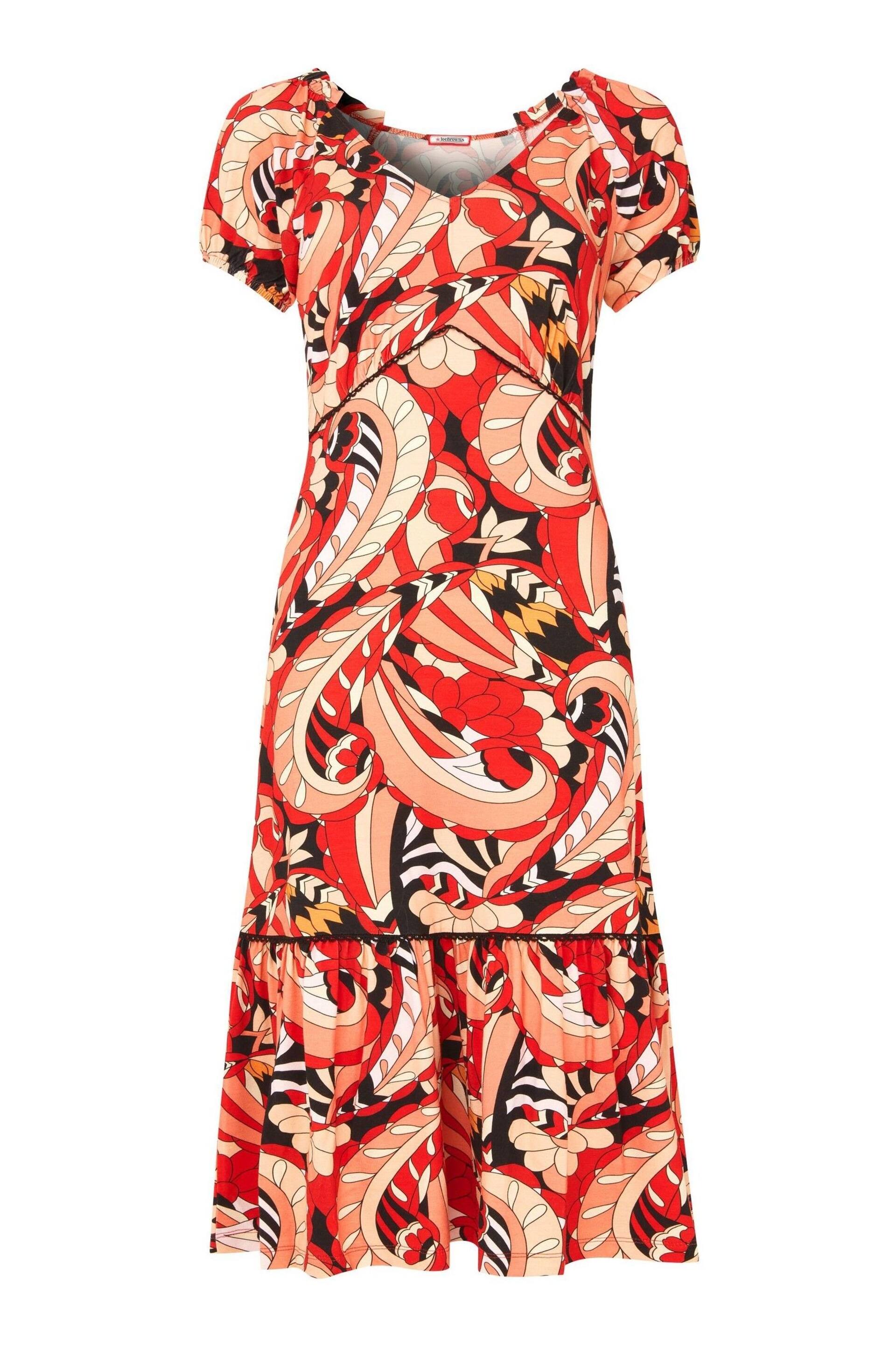 Joe Browns Yellow 70's Swirl Print Maxi Dress - Image 7 of 7