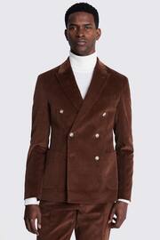MOSS Slim Fit Copper Corduroy Brown Jacket - Image 1 of 6