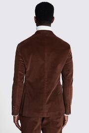 MOSS Slim Fit Copper Corduroy Brown Jacket - Image 3 of 6