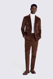 MOSS Slim Fit Copper Corduroy Brown Jacket - Image 4 of 6