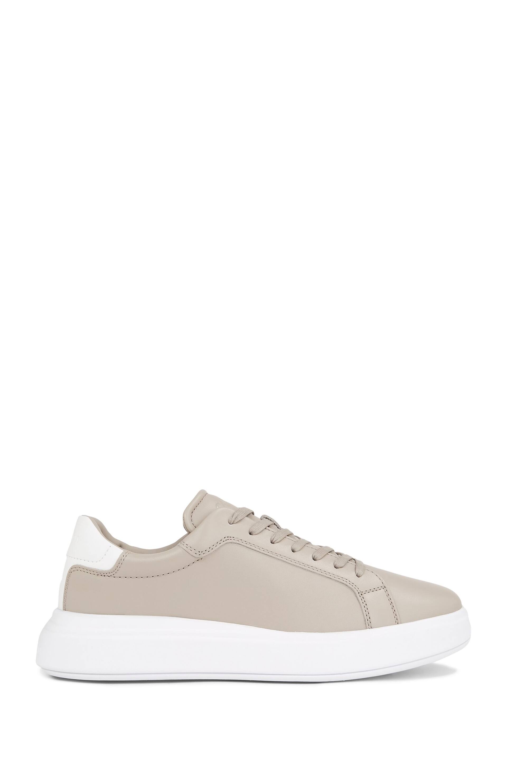 Calvin Klein Nude Low Top Lace-Up Sneakers - Image 3 of 4