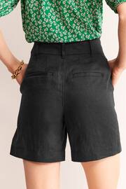 Boden Black Westbourne Linen Shorts - Image 3 of 5