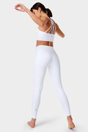 Sweaty Betty White Spirit Reformed Yoga Bra - Image 4 of 4