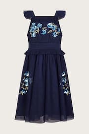 Monsoon Blue Ria Sequin Embellished Dress - Image 1 of 3