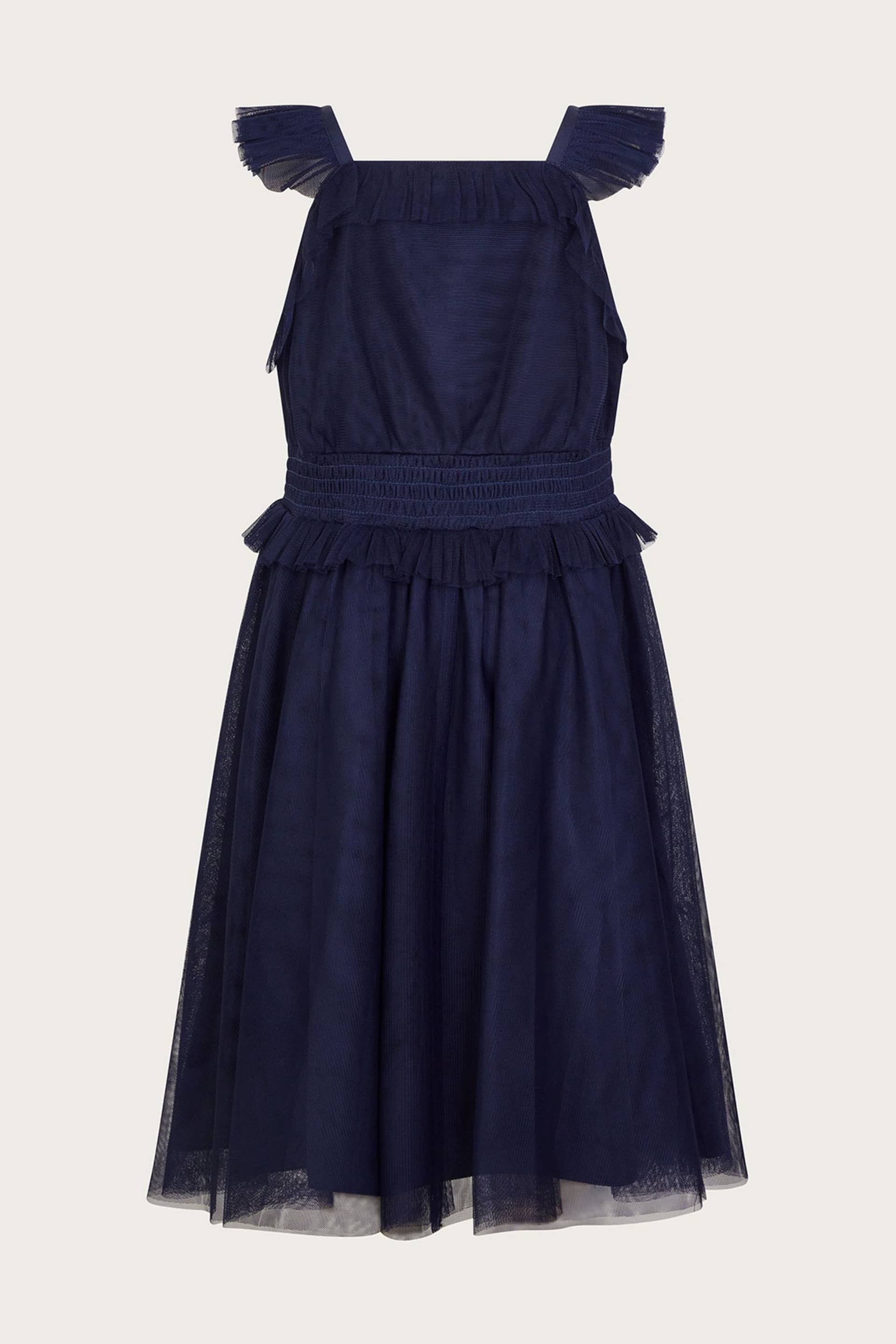 Monsoon Blue Ria Sequin Embellished Dress - Image 2 of 3