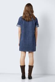 NOISY MAY Blue Utility Denim Dress - Image 2 of 6