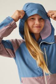 Regatta Blue Junior Highton V Waterproof Hiking Jacket - Image 4 of 7