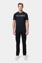 Flyers Mens Classic Fit Text T-Shirt - Image 2 of 8