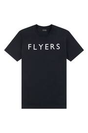 Flyers Mens Classic Fit Text T-Shirt - Image 6 of 8