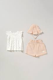 Homegrown Pink 3 Piece Top Shorts And Hat Set - Image 1 of 5