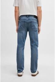 BOSS Blue Slim Fit Comfort Stretch Denim Jeans - Image 2 of 5