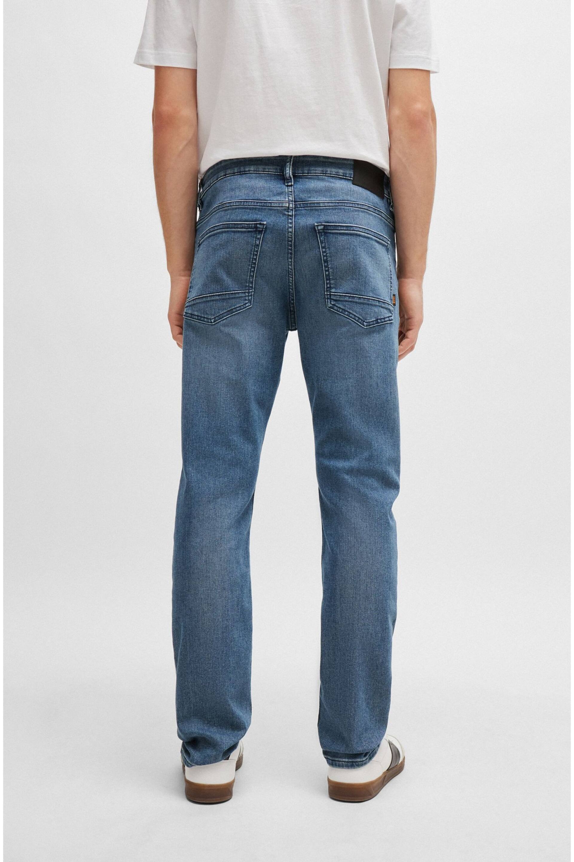 BOSS Blue Slim Fit Comfort Stretch Denim Jeans - Image 2 of 5