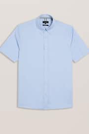 Ted Baker Blue Regular Aldgte Premium Oxford Shirt - Image 5 of 7