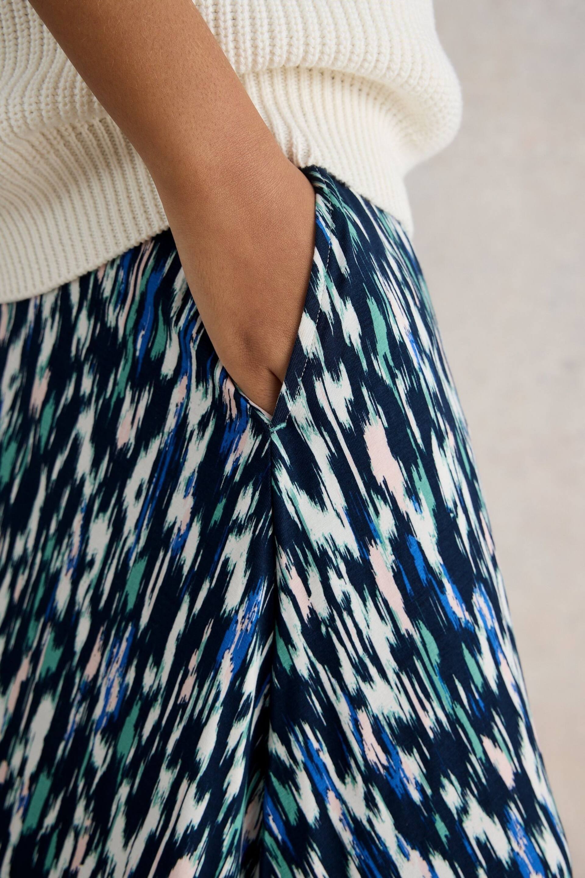 White Stuff Blue Jada EcoVero™ Maxi Skirt - Image 2 of 7