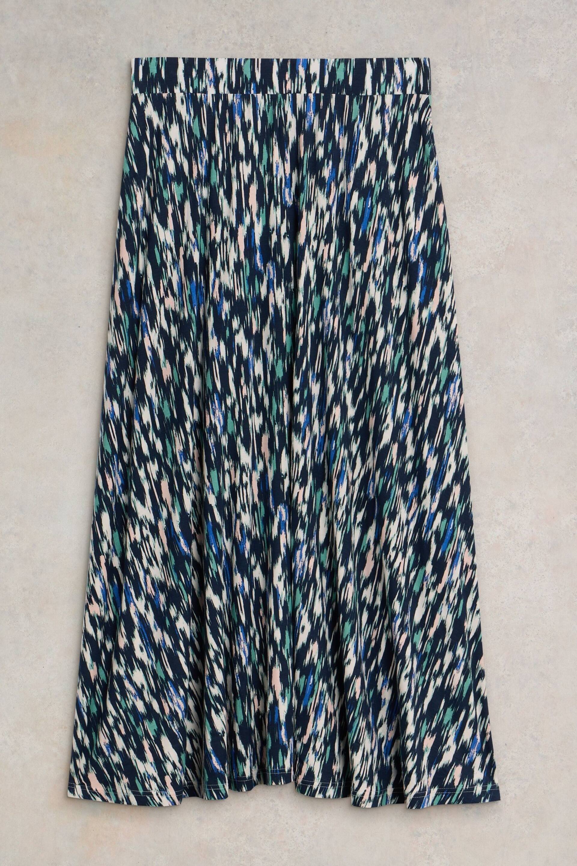 White Stuff Blue Jada EcoVero™ Maxi Skirt - Image 7 of 7