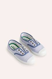 Boden Blue Stripe Laceless Canvas Pull-ons - Image 2 of 3