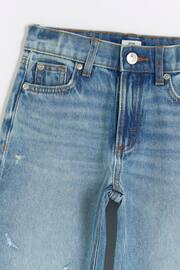 River Island Blue Girls Straight Jeans - Image 3 of 4