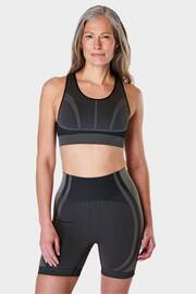 Sweaty Betty Black Silhouette Sculpt Seamless Sports Bra - Image 4 of 7